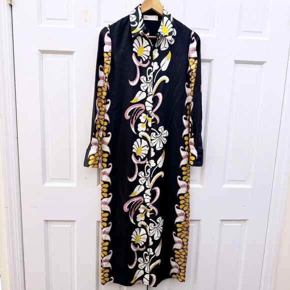 Tory Burch floral-print silk shirtdress - Picture 7 of 16